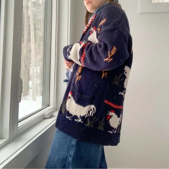 EAGLES EYE rooster cardigan - Picture 5 of 13